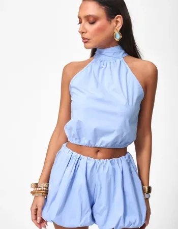 Set Top & Shorts Balloon ΓΑΛΑΖΙΟ